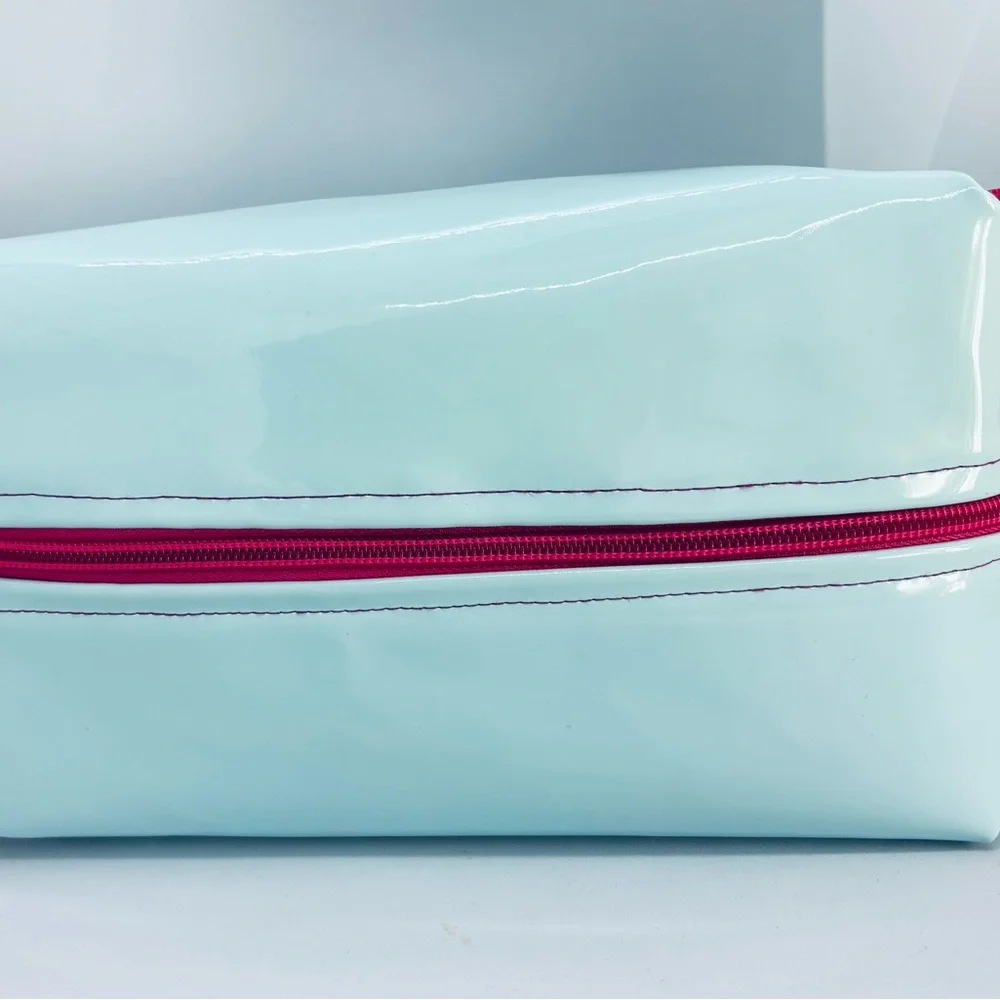 Handmade Unisex Dopp Kit Set Makeup Bag Vegan Leather New